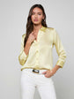 Dani Silk Blouse - Lemon Sorbet