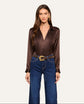 Tyler Lace Blouse - Dark Java