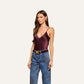 Lexi Silk Camisole - Deep Sangria  (PRE-SALE)