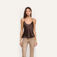 Lexi Silk Camisole - Dark Espresso Mole (PRE-SALE)