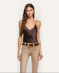 Lexi Silk Camisole - Dark Espresso Mole (PRE-SALE)
