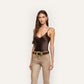 Lexi Silk Camisole - Dark Espresso Mole (PRE-SALE)