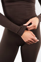 Vitality Basis® Crew Long Sleeve - Milk Chocolate (PRE-SALE)