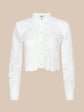 Seychelle Cropped Eyelet Blouse