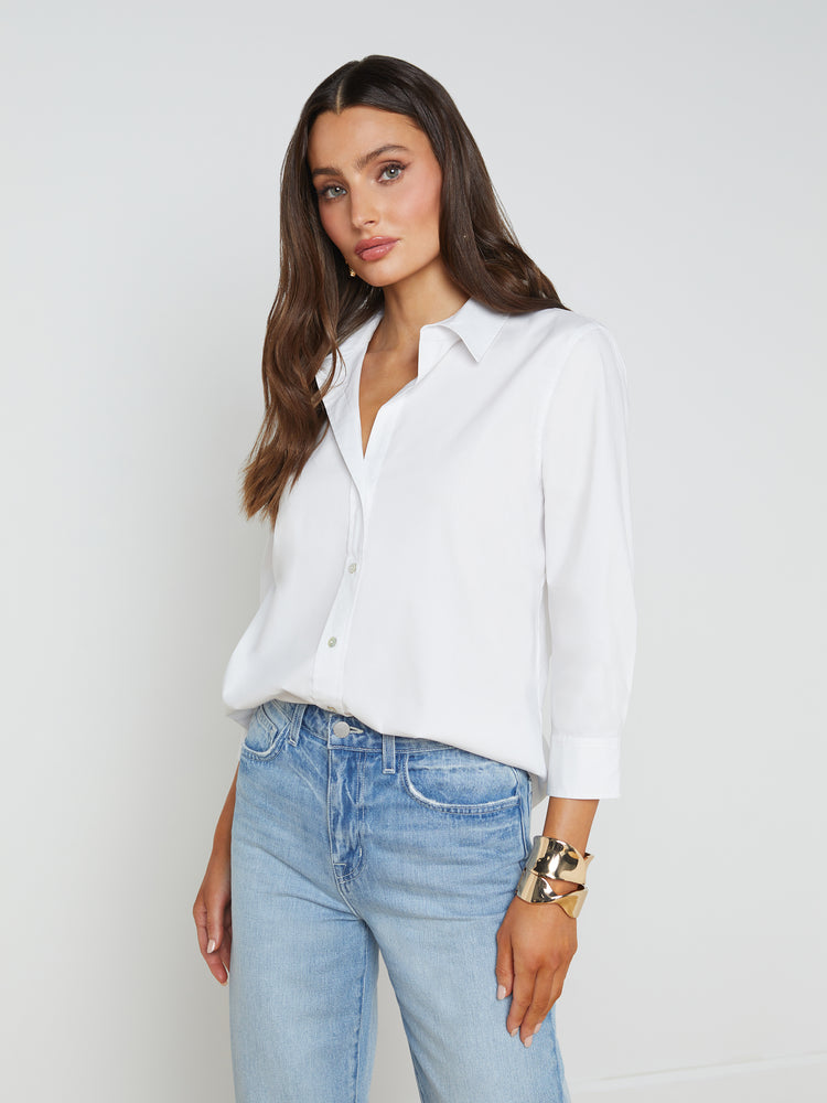 DANIELLA 3/4 SLEEVE BLOUS