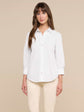 Daniella Cotton-Blend Blouse - White (PRE-SALE)