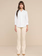 Daniella Cotton-Blend Blouse - White (PRE-SALE)