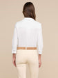 Daniella Cotton-Blend Blouse - White (PRE-SALE)
