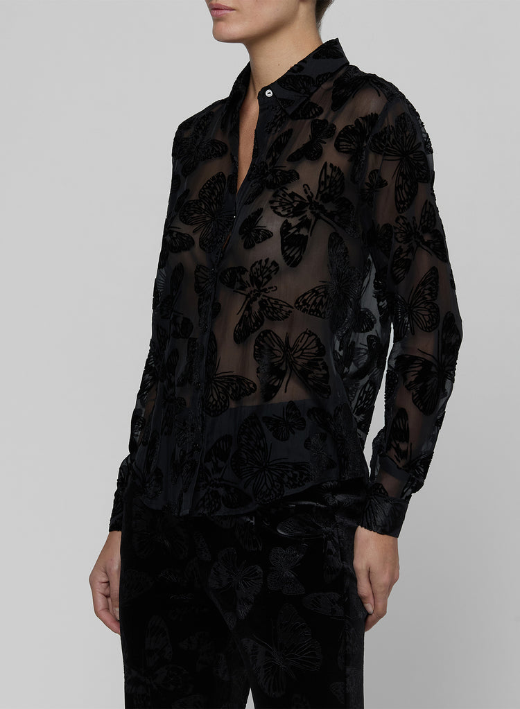 LAURENT BTN UP BLOUSE