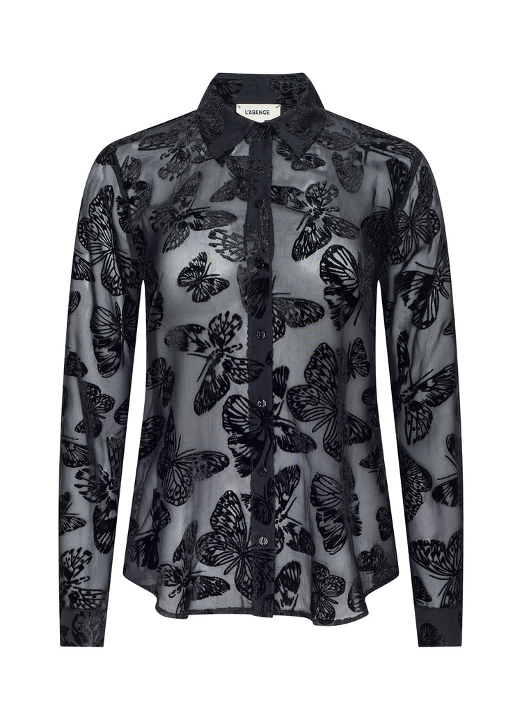 LAURENT BTN UP BLOUSE