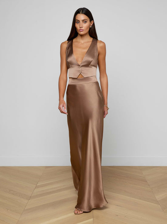 Ryker Silk Maxi Skirt