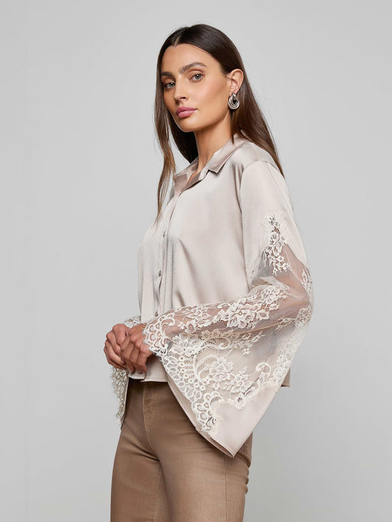 Capri Lace Sleeve Blouse