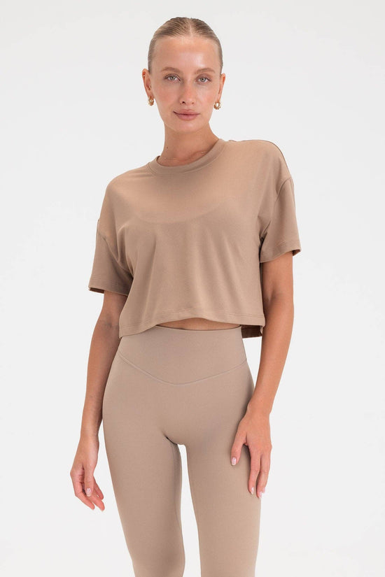 Vitality Motive Retro Tee - Khaki