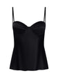 Orlina Silk Camisole - Black