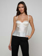 Orlina Silk Camisole - White