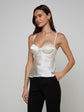 Orlina Silk Camisole - White
