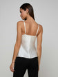 Orlina Silk Camisole - White