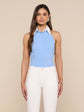 Rina Poplin Halter Top