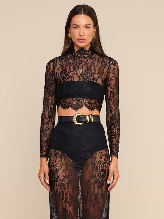 Henriette Cropped Lace Top (PRE-SALE)