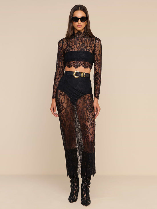 Raymonde Lace Maxi Skirt (PRE-SALE)