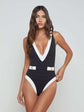 Lisa Plunge One-Piece Swimsuit