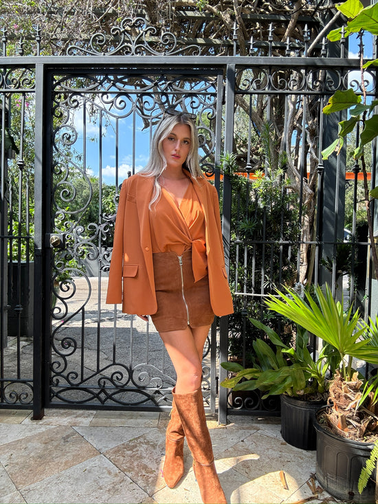 Oversized Blazer - Copper