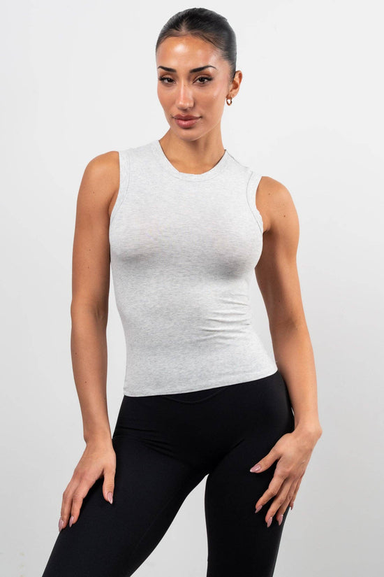Vitality Basis® Muscle Tank - Stone Heather