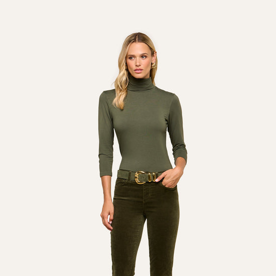 Aja Turtleneck - Army (PRE-SALE)