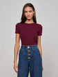 Ressi Fitted Tee - Dark Port