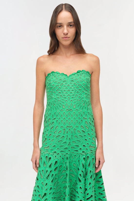 Florence Embroidered Midi Dress