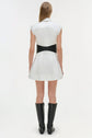 Adler Belted Cotton Mini Dress