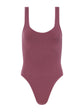 Nica Scoopneck Bodysuit - Deep Mauve