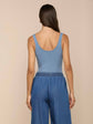 Nica Scoopneck Bodysuit - Blue Mist