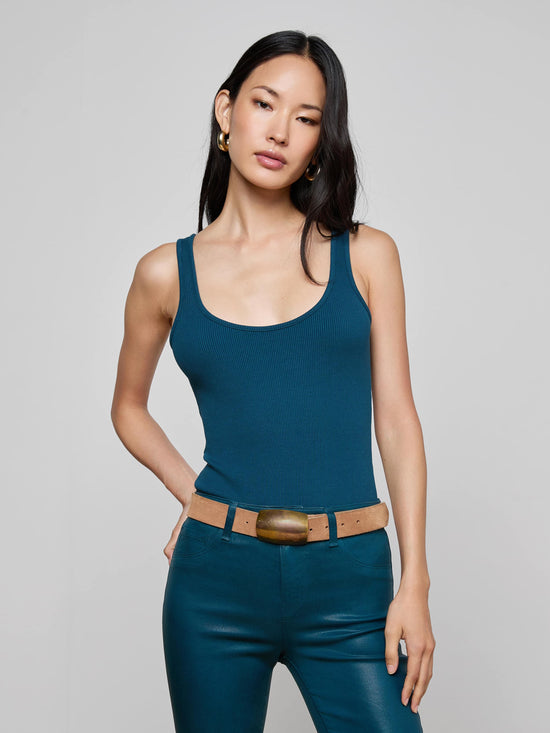 Nica Scoopneck Bodysuit - Deep Teal (PRE-SALE)