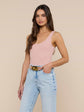 Nica Scoopneck Bodysuit - Misty Rose