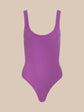 Nica Scoopneck Bodysuit - Vivid Violet
