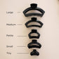 Open Jet Black | Petite | Hair Clip