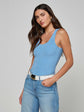 Adira Scoopneck Tank - Allure Blue