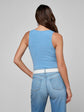 Adira Scoopneck Tank - Allure Blue