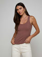 Adira Scoopneck Tank - Cardamom