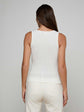 Adira Scoopneck Tank - Antique White