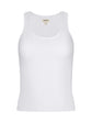 Adira Scoopneck Tank - Antique White