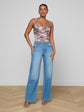 Rasha Shirred Mesh Tank