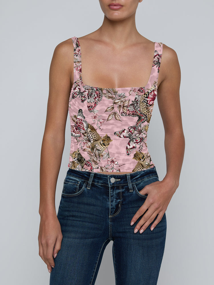 RASHA SHIRRED TANK