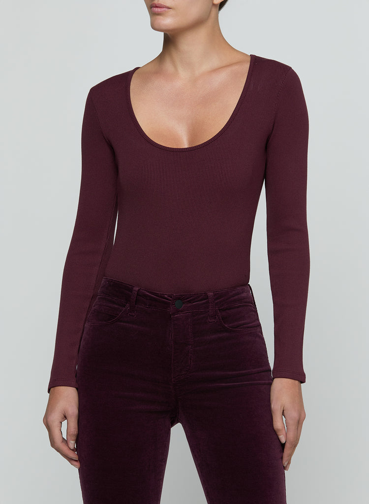 ELARA L/S SCOOP NK BDYST