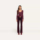 Elara Scoopneck Bodysuit - Deep Sangria (PRE-SALE)