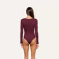 Elara Scoopneck Bodysuit - Deep Sangria (PRE-SALE)
