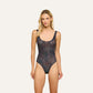 Kalea Mesh Bodysuit - Midnight Multi Lux Paisley