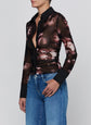 ISOLA L/S MESH BUTTON UP