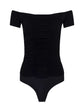 Baliegh Ruched Bodysuit - Black